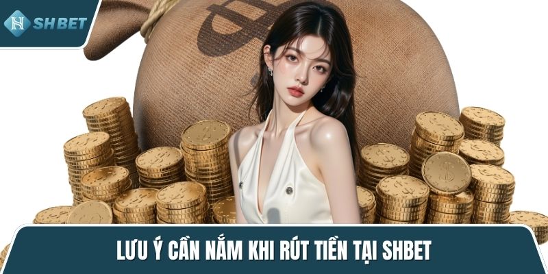 Lưu ý cần nắm khi rút tiền tại SHBET