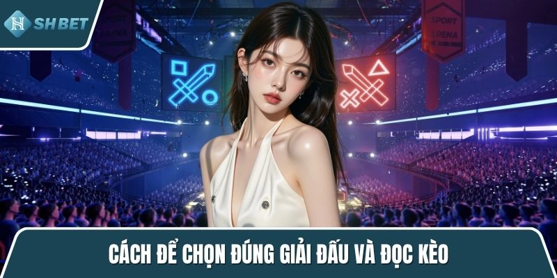 Cách để chọn đúng giải đấu và đọc kèo