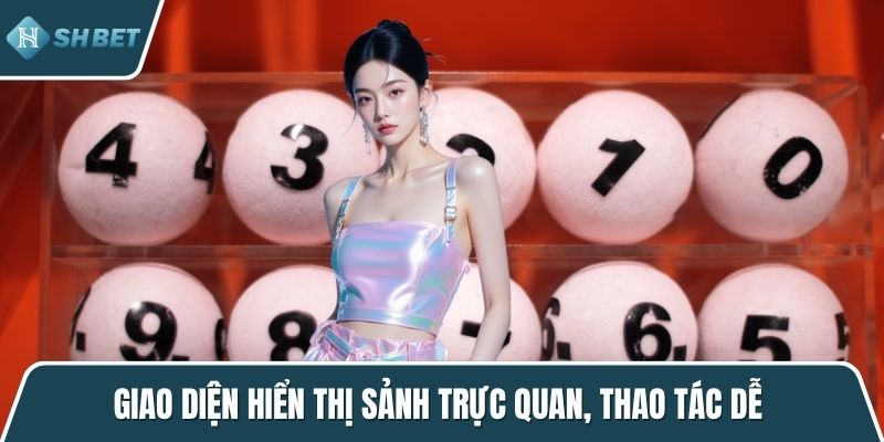 Giao diện hiển thị sảnh trực quan, thao tác dễ