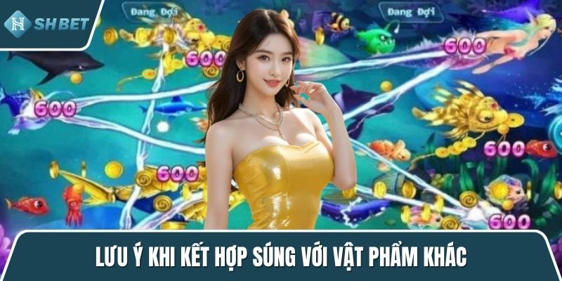 Lưu ý khi kết hợp súng với vật phẩm khác